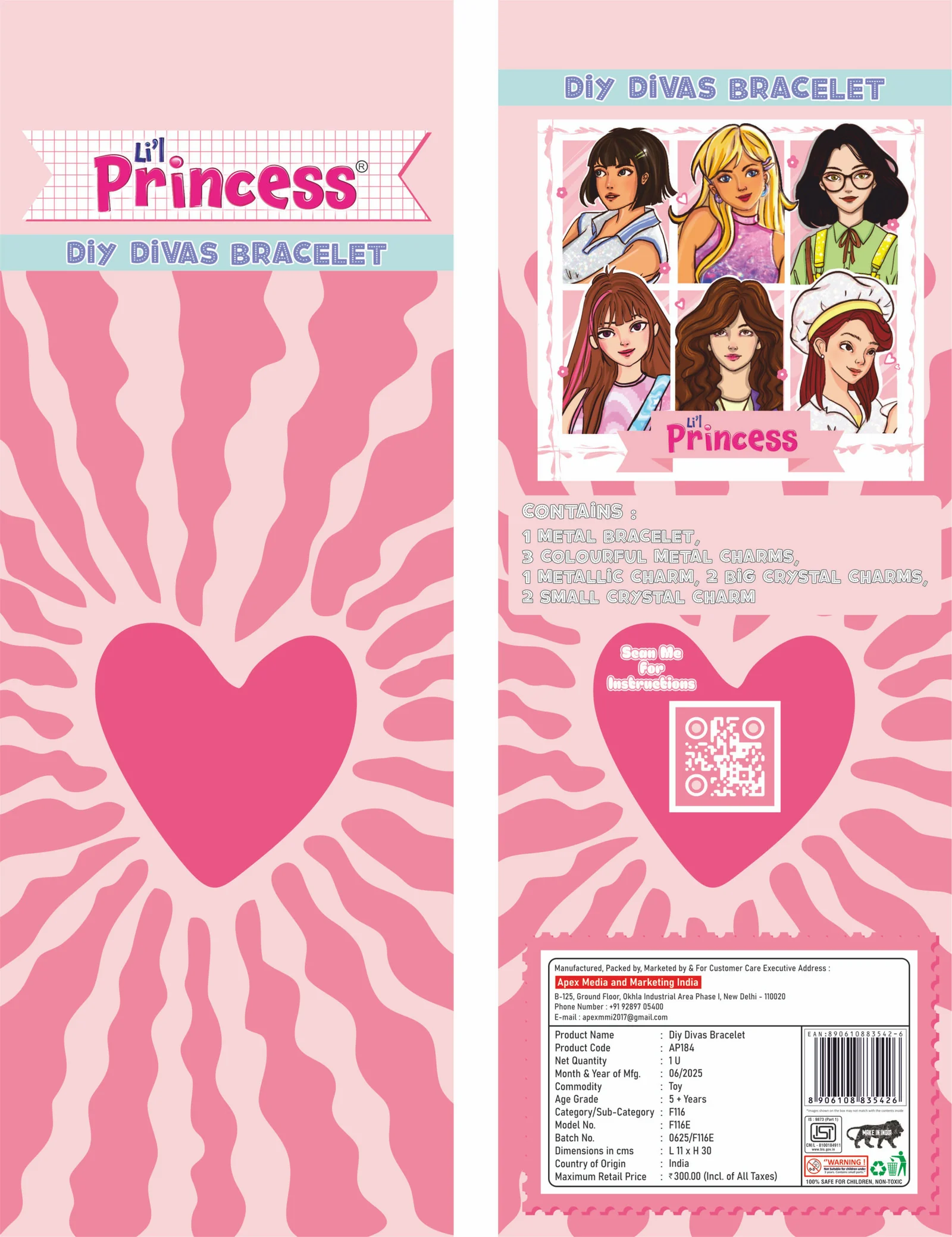 Diva Fashion Bracelet Little Princess